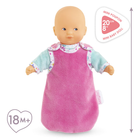 Poupon - COROLLE - Mini Calin Bonne Nuit Papillons - 20 cm - 2 accessoires - des 18 mois