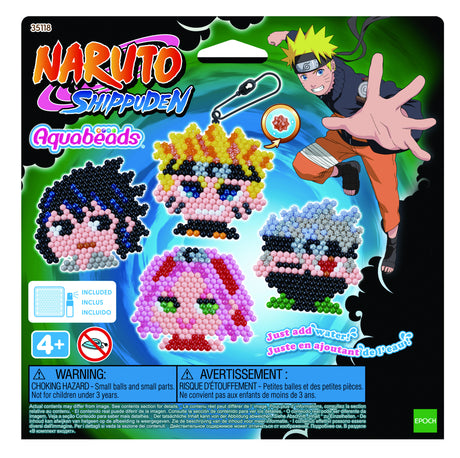 Le kit porte-clés Naruto - Aquabeads - 35118