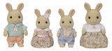 Poupée - SYLVANIAN FAMILIES - La famille Lapin Creme - Articulée et habillée avec soin