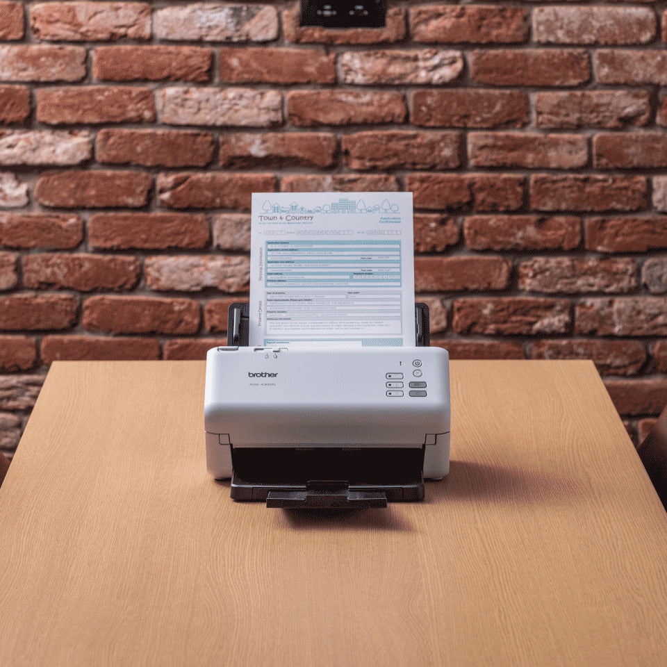 Scanner de documents - BROTHER - ADS-4300 - Recto-verso - Ethernet - 40 ppm/80 ipm -
