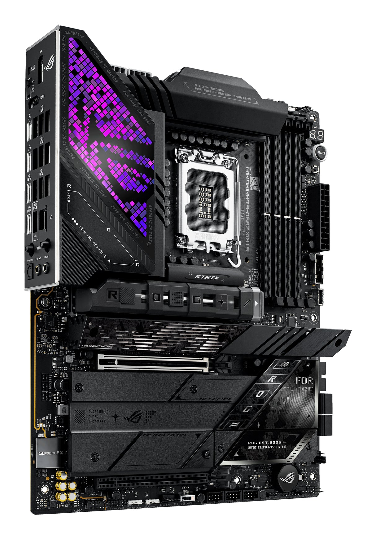 Carte mere - ASUS - STRIX Z890-E GAMING WIFI - Wi-Fi intégré - LGA1851 - ATX