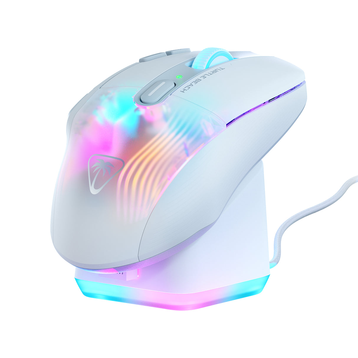 Souris gaming sans fil - TURTLE BEACH - Kone XP Air - Avec station de charge - Blanc