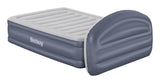 Matelas gonflable - BESTWAY - 671BD Queen - Pompe électrique intégrée - Tete de lit LoungeLux - Tritech durable