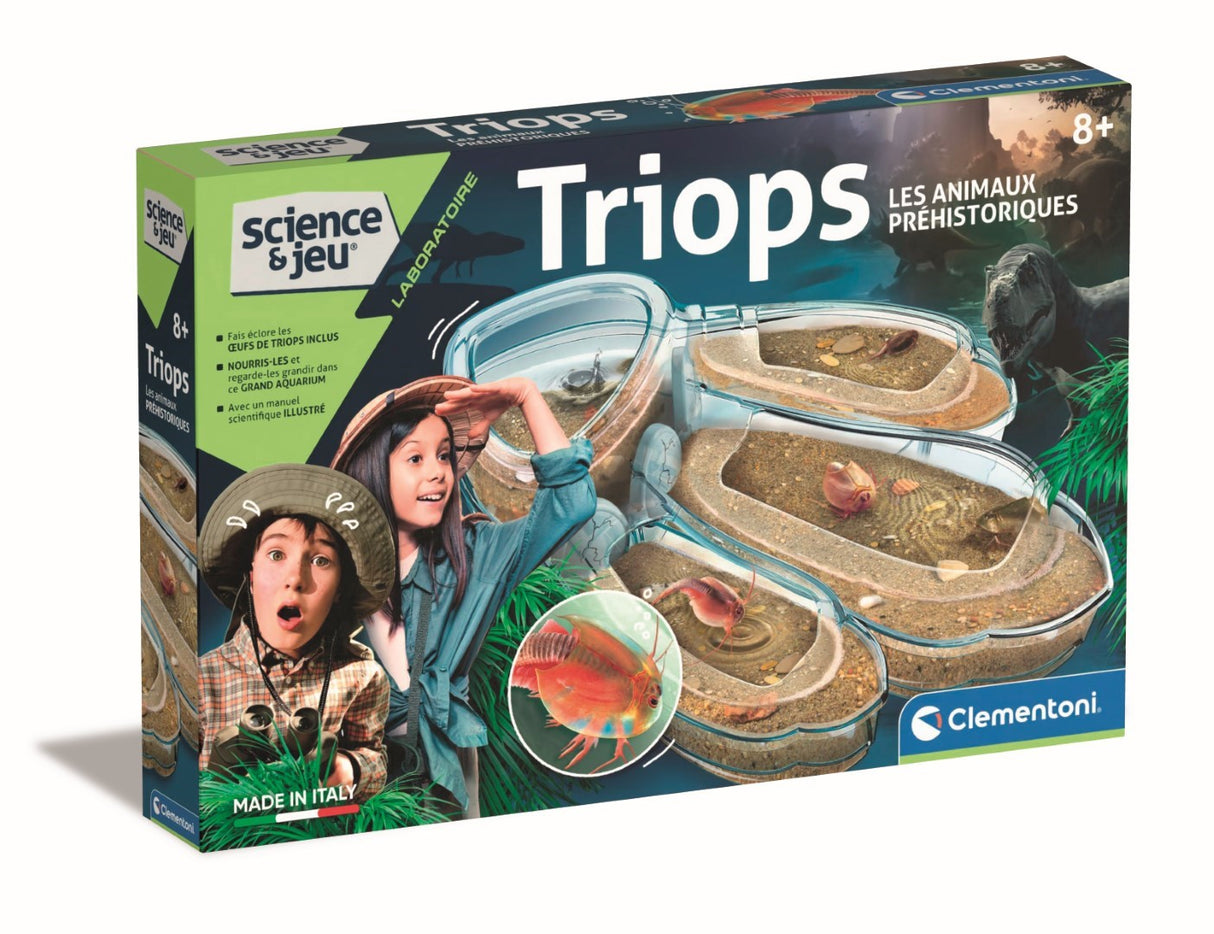 Triops, les animaux préhisto - Clementoni - Science & Jeu - Jeux Scientifiques
