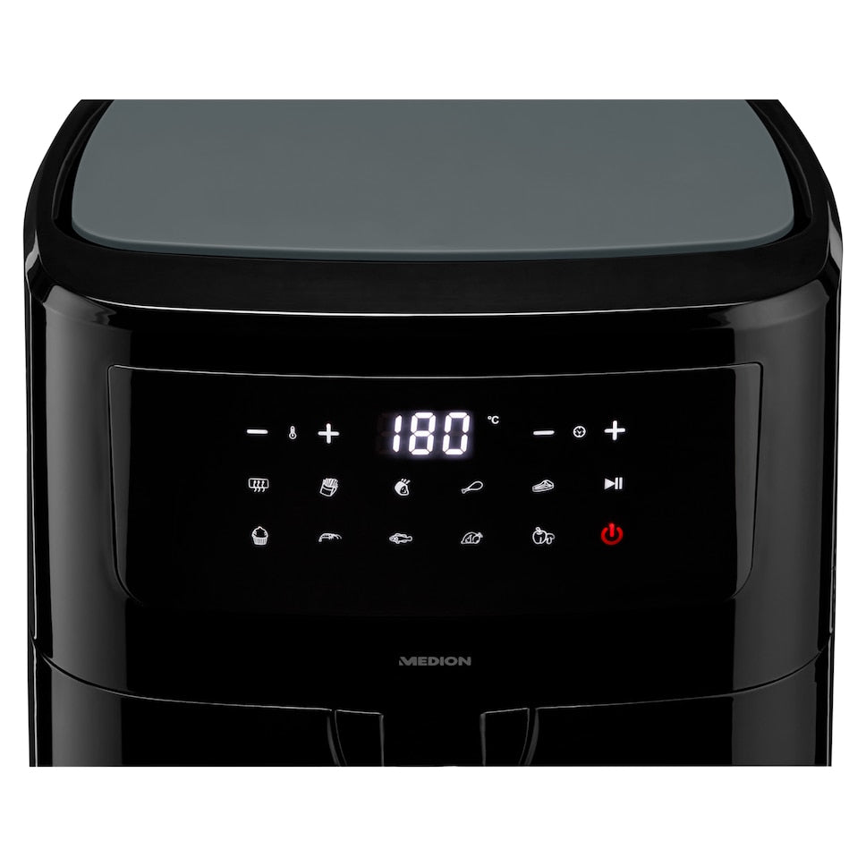 Friteuse a Air Chaud - MEDION - 50072999 - 2150 W - Ecran tactile - 9 programmes - Noir