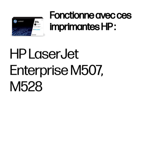 HP 89A Cartouche de toner noire authentique (CF289A)