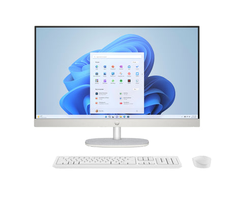 PC Tout-en-un HP 27-cr0075nf - Windows 11 - 27 FHD IPS - Ryzen 5 7520U - RAM 16Go - Stockage 512Go SSD - Clavier et souris sans fil