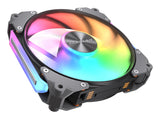 Lot de 3 Ventilateurs de boitier Cougar Apolar RGB - 12cm (Noir)