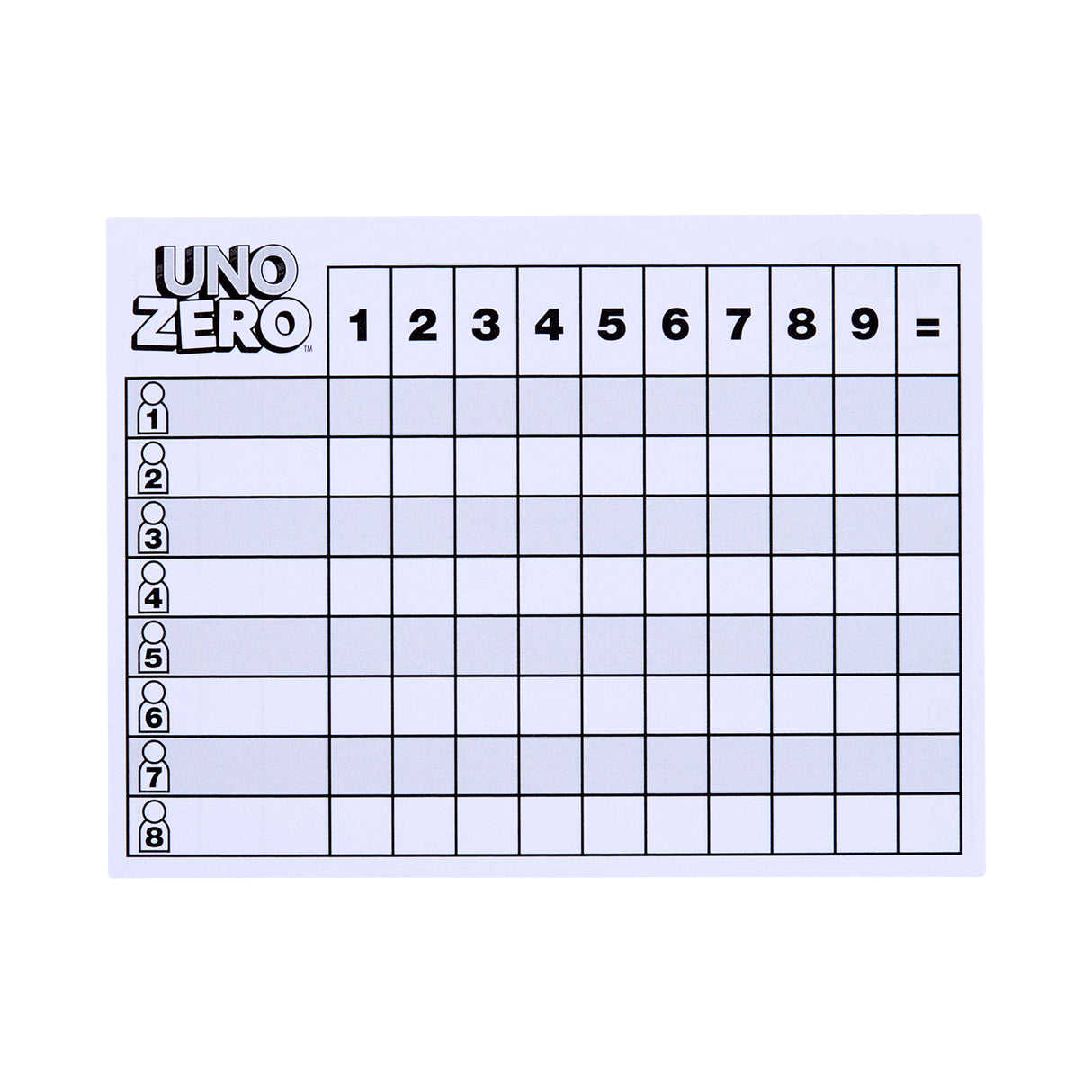 UNO Zéro - jeu de cartes - jeu de société famille - des 7 ans - 2 a 8 joueurs - Mattel Games - JHH48