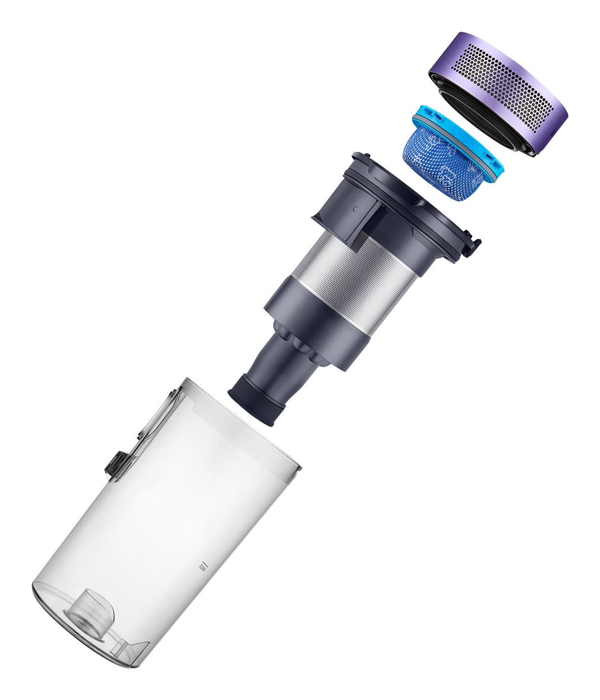 SAMSUNG VS15A6031R4 Jet 60 Turbo - Aspirateur Balai - 150 AW - Aspiration multicyclonique - Filtration HEPA - 40min d'autonomie