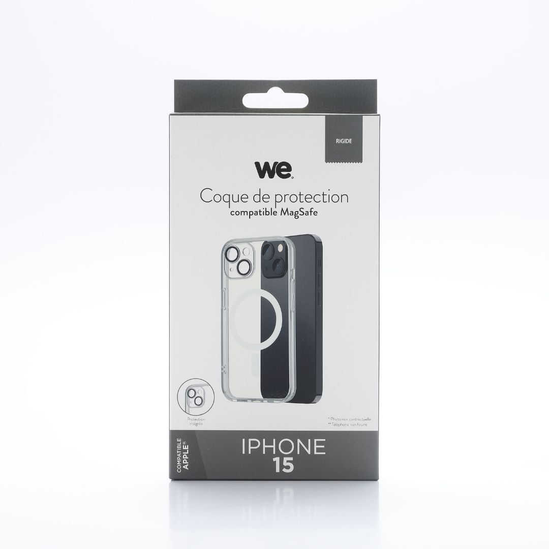 WE Coque de protection intégrale MAGSAFE IPHONE 15 Transparent - Protection d'ob