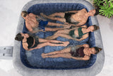 Spa gonflable BESTWAY - Lay-Z-Spa San Fransisco - Hydrojets - 230 x 230 x 71 cm - 5 a 7 places - Carré (couverture, 5 appuie-tete)
