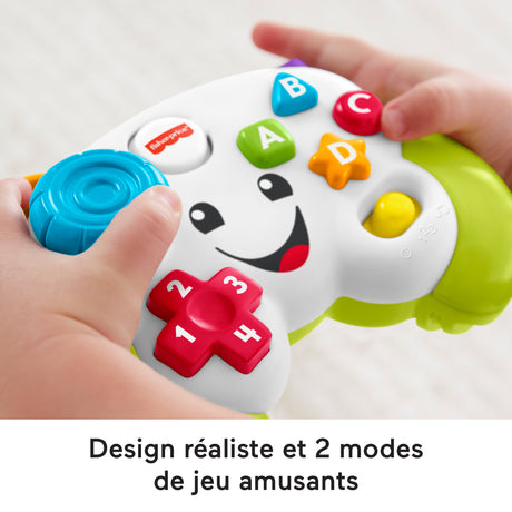 Fisher-Price-Manette de jeu et d'apprentissage Rires et Éveil HXB63