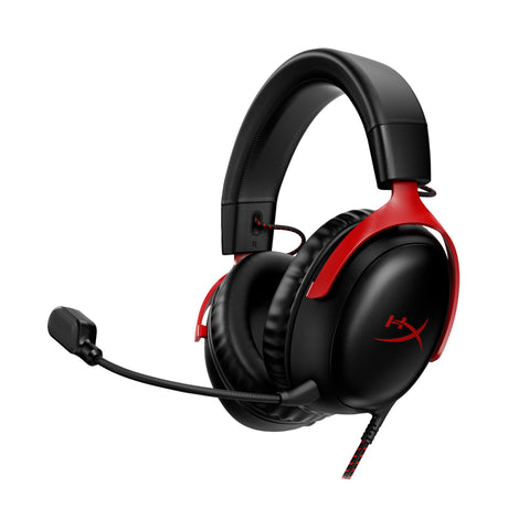 Casque Gamer filaire HyperX Cloud III (Noir/Rouge)
