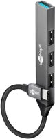 Hub USB-C 3.2 Goobay Slim - 4 ports USB-A (Gris)