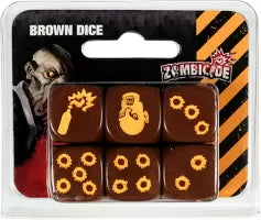 Jeu Zombicide Set de DïÂ¿Â½s Marron