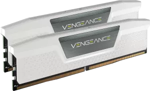 Kit Barrettes mémoire 32Go (2x16Go) DIMM DDR5 Corsair Vengeance  5600MHz CL40 (Blanc)