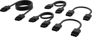 Kit de 5 Cébles de connexion Corsair iCue Link (Noir)