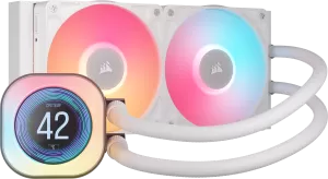 Kit Watercooling AIO Corsair iCue Link Titan RX LCD RGB - 240mm (Blanc)