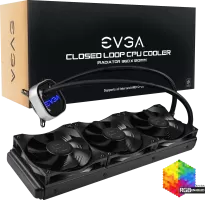 Kit Watercooling AIO EVGA CLC RGB - 360mm (Noir)