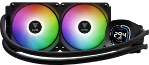 Kit Watercooling AIO Gamdias Aura GL Digital RGB - 240mm (Noir)