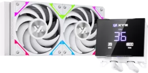 Kit Watercooling AIO XYZ Hydrotemp RGB - 240mm (Blanc)