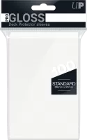 Lot de 100 Sleeves Ultra Pro Pro-Gloss Format Standard 66x91mm (Blanc)