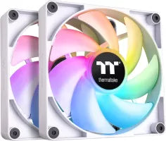 Lot de 2 Ventilateurs de boitier Thermaltake CT RGB - 14cm (Blanc)