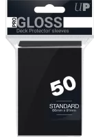 Lot de 50 Sleeves Ultra Pro Pro-Gloss Format Standard 66x91mm (Noir)