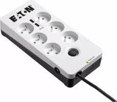 Multiprise Surtension Eaton Protection Box 6 prises + USB (Blanc)