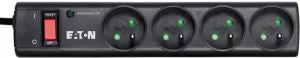 Multiprise Surtension Eaton Protection Strip 4 prises (Noir)