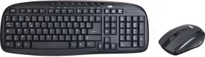 Pack 2en1 (Clavier/Souris) sans fil WE Deluxe (Noir)