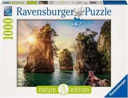 Puzzle Ravensburger - Lac de Cheow Lan (1000 piéces)