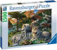 Puzzle Ravensburger - Loups Printemps (1500 piéces)
