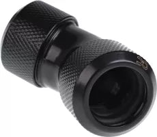 Raccord é 45é é compression pour Tube é16mm Alphacool Eiszapfen (Noir)