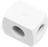 Raccord coudïÂ¿Â½ pour G1/4 Alphacool Alphacool HF connection (Blanc)