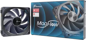 Ventilateur de boitier Seasonic MagFlow - 12cm (Noir)