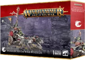 Warhammer AoS - Gloomspite Gitz Grogneboss sur Rouleguerre