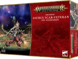 Warhammer AoS - Seraphon Vtran Scarifi Saurus sur Aggradon